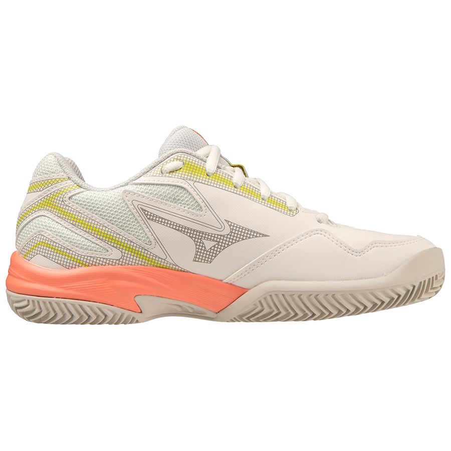 White Women Mizuno Break Shot 4 Cc Tennis Shoes | 4581-UPYDE