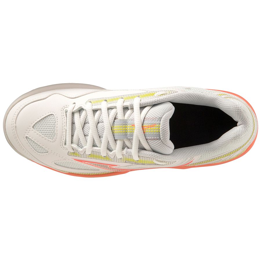 White Women Mizuno Break Shot 4 Cc Tennis Shoes | 4581-UPYDE