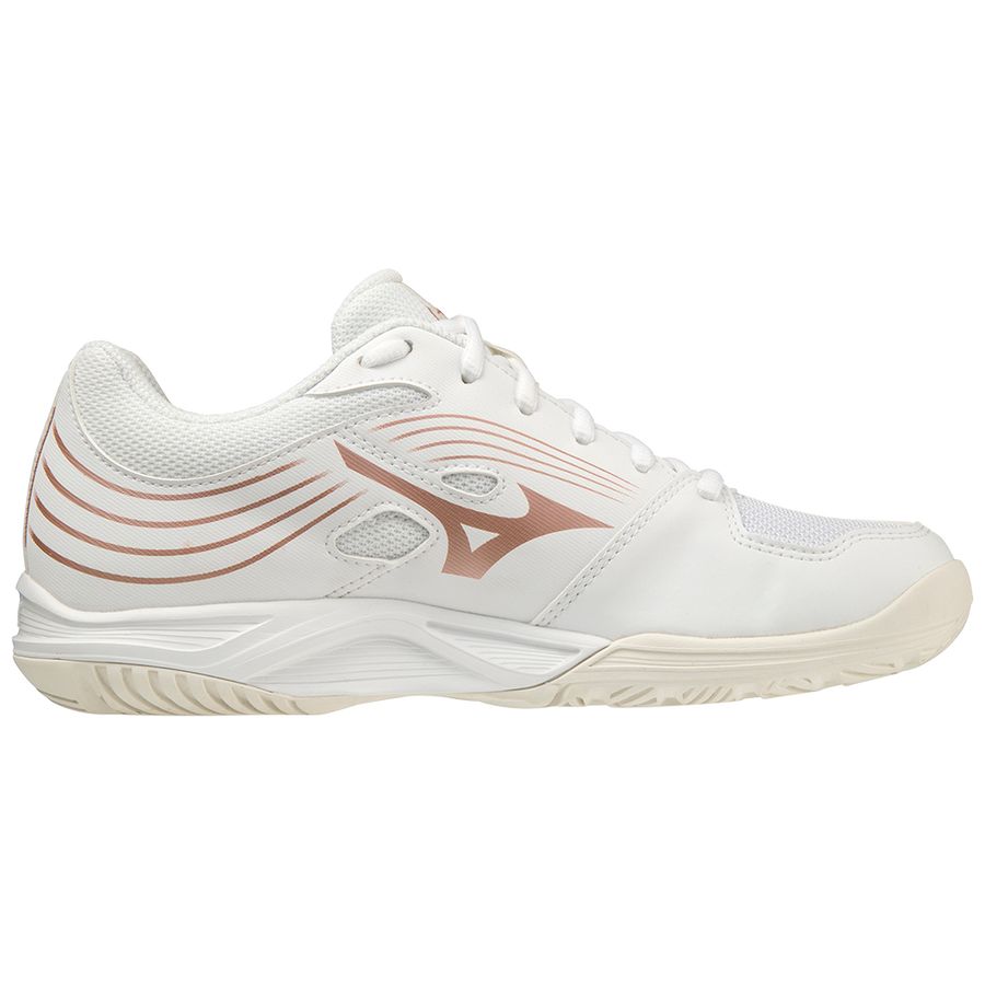 White Women Mizuno Cyclone Speed 3 Handball Shoes | 8753-YRPLC