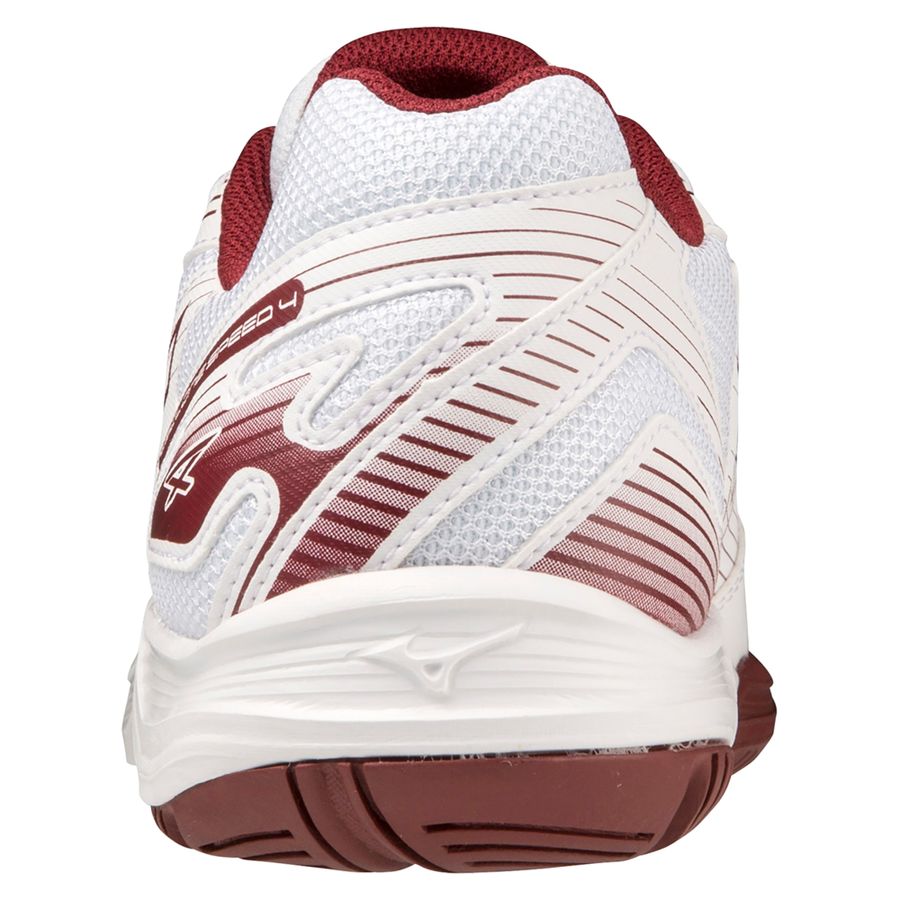 White Women Mizuno Cyclone Speed 4 Volleyball Shoes | 8931-JHXYC