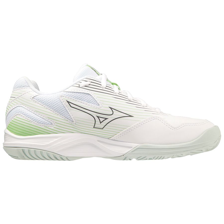 White Women Mizuno Cyclone Speed 4 Volleyball Shoes | 9160-QGYML