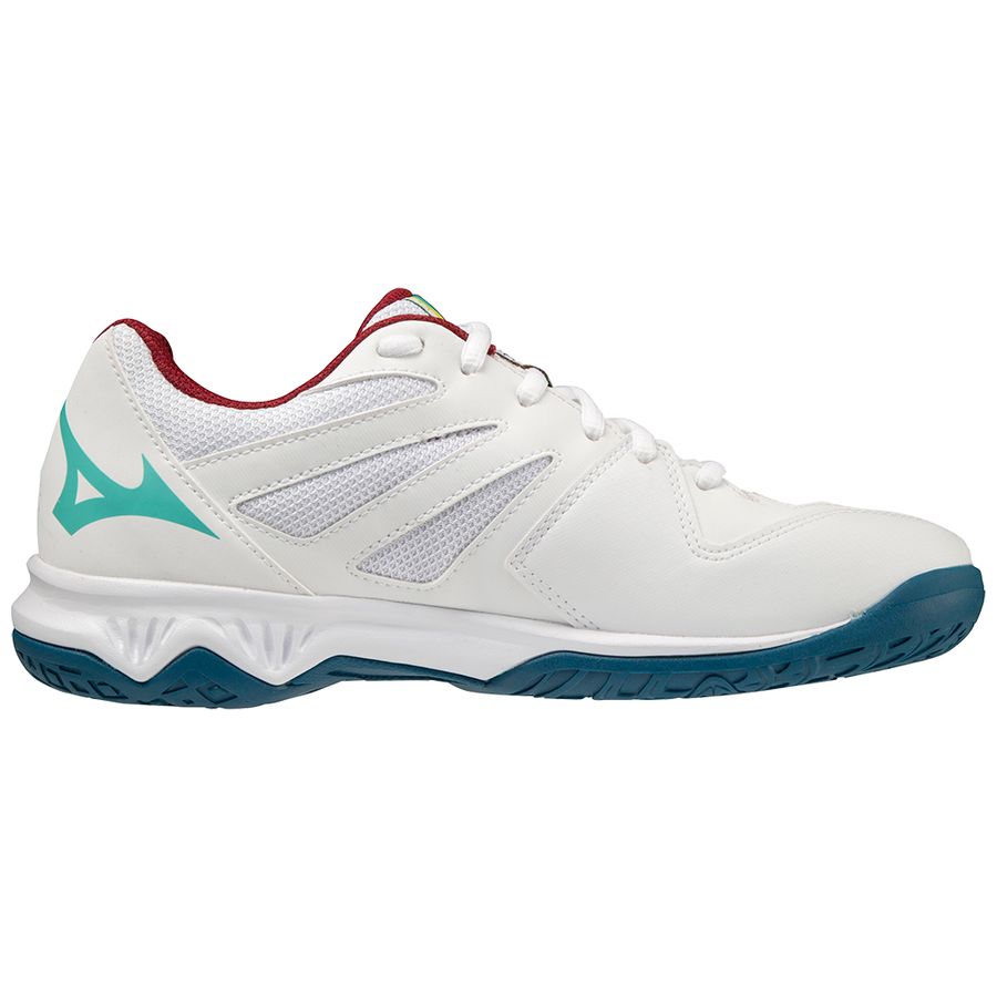 White Women Mizuno Lightning Star Z6 Jr Volleyball Shoes | 4672-XBHVU