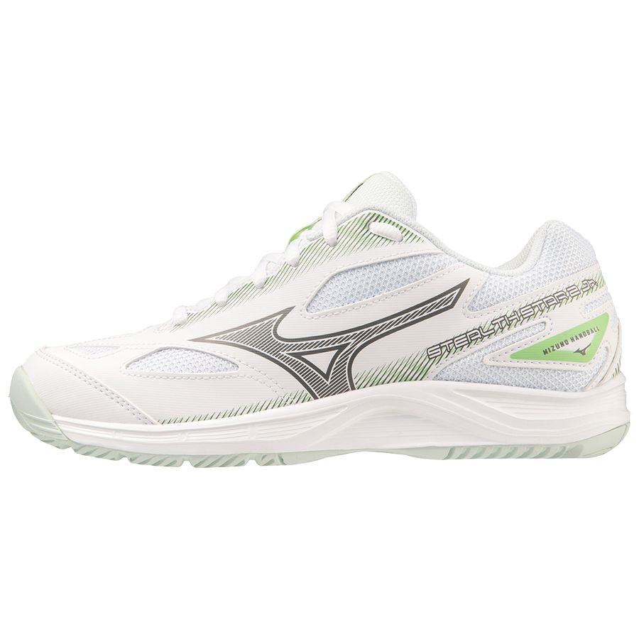 White Women Mizuno Stealth Star 2 Jr Handball Shoes | 9043-HEVRL