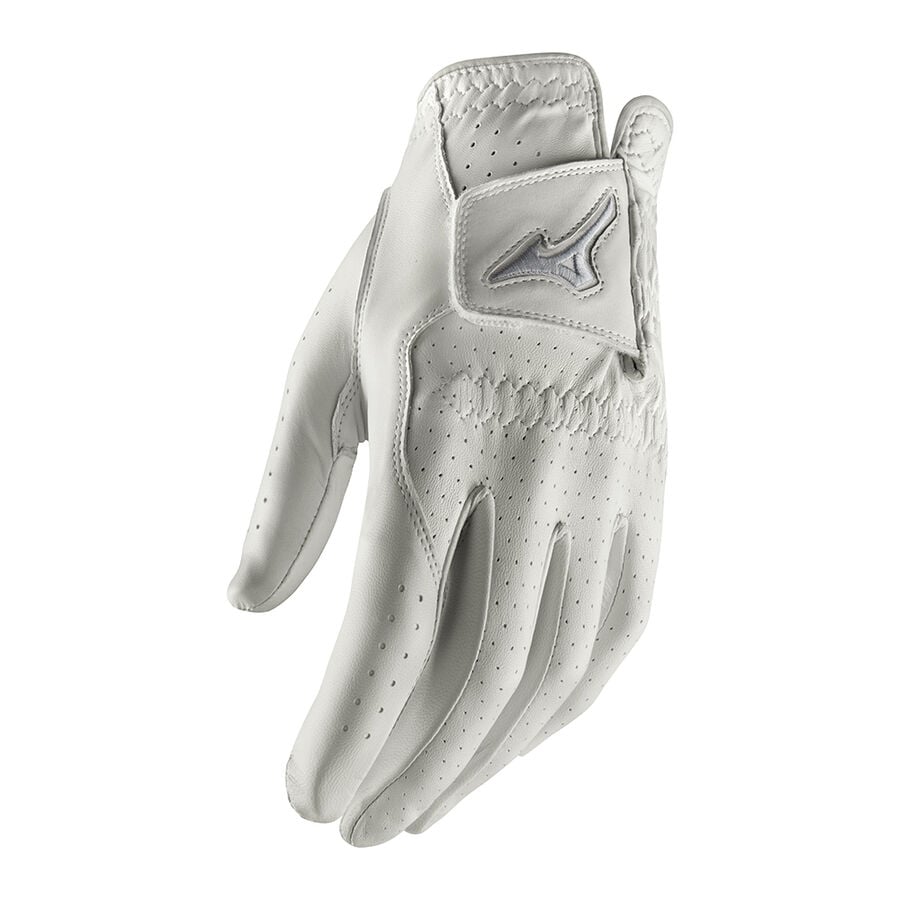 White Women Mizuno Tour Ladies Gloves | 3845-GQJFS