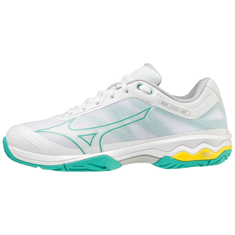 White Women Mizuno Wave Exceed Light Ac Tennis Shoes | 1356-NABTX