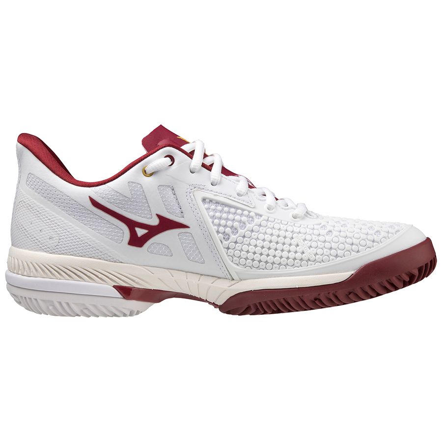 White Women Mizuno Wave Exceed Tour 5 Cc Tennis Shoes | 1326-KSJYA