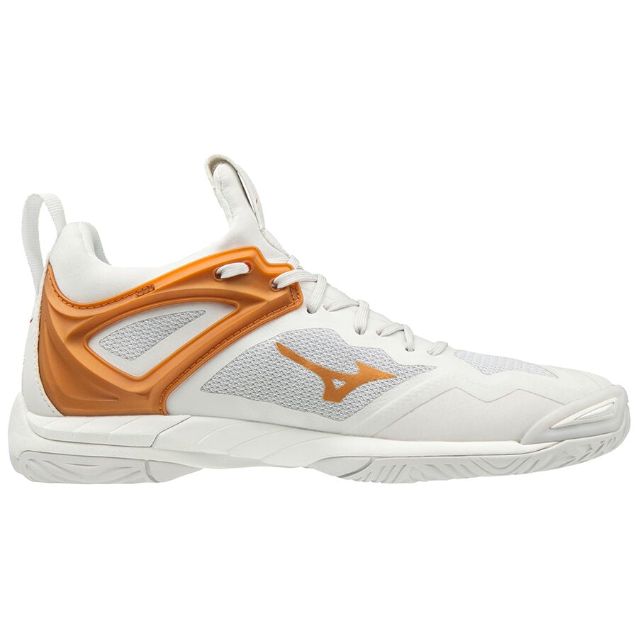 White Women Mizuno Wave Mirage 3 Handball Shoes | 4587-FXMVL