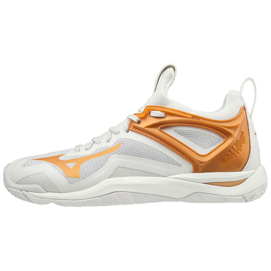 White Women Mizuno Wave Mirage 3 Handball Shoes | 4587-FXMVL