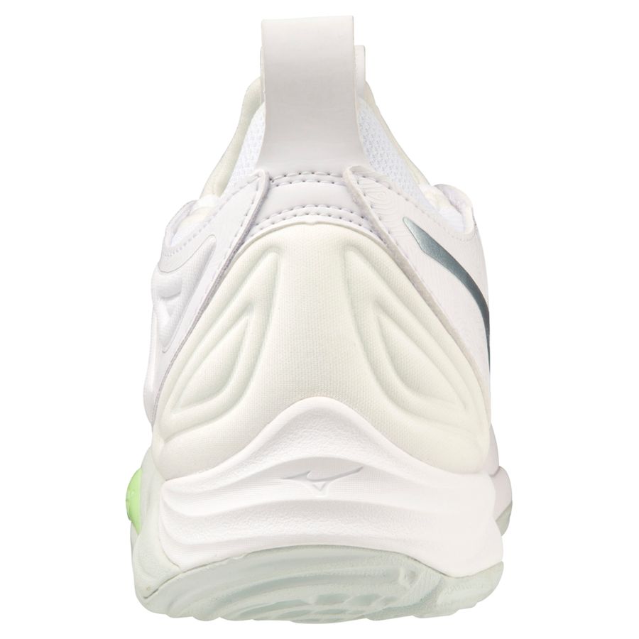 White Women Mizuno Wave Momentum 3 Volleyball Shoes | 2548-JGPDV