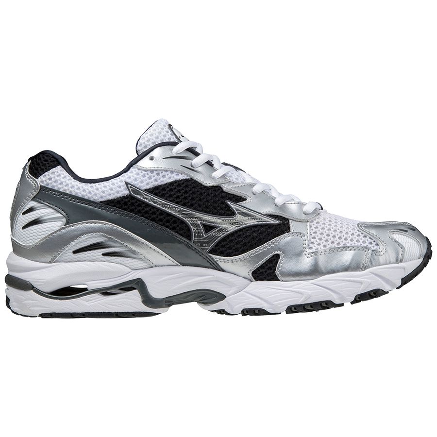 White Women Mizuno Wave Rider 10 Sneakers | 1028-CDFIL