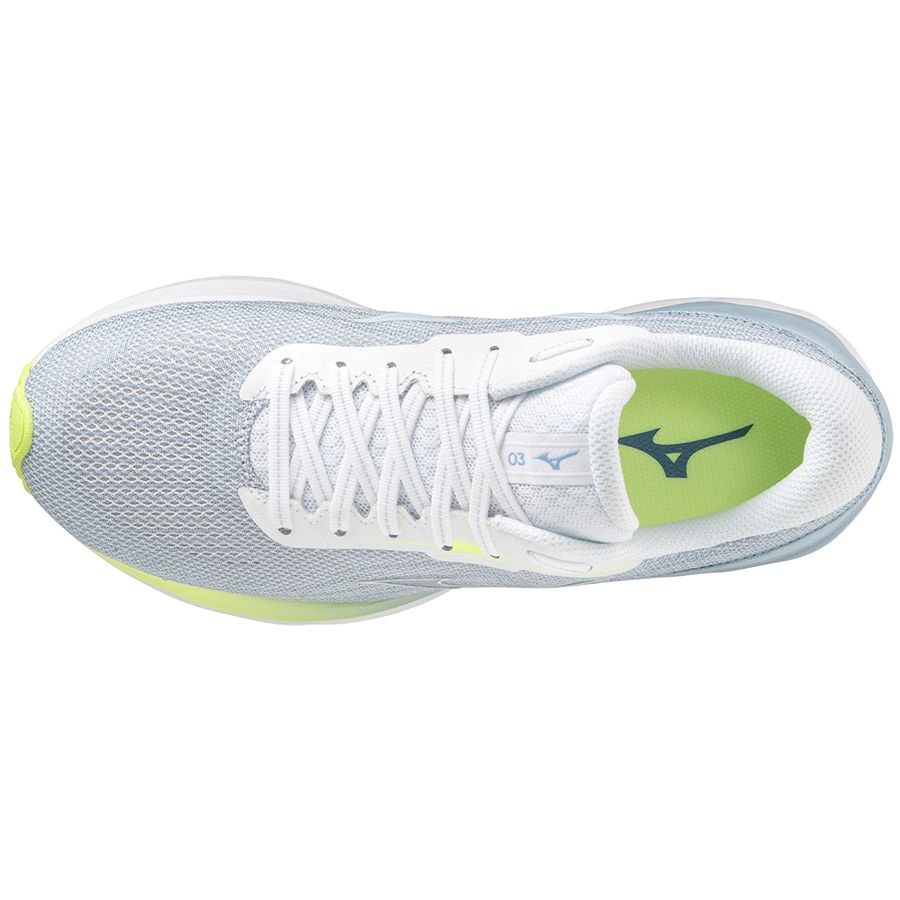 White Women Mizuno Wave Skyrise 3 Running Shoes | 7910-ECJAX