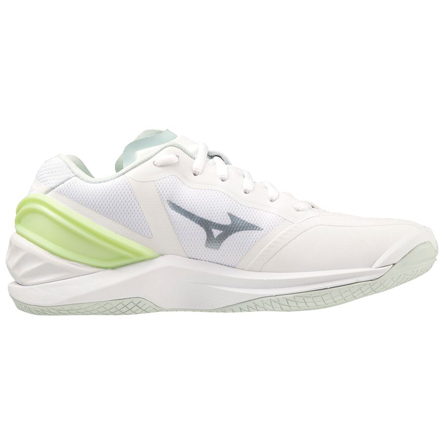 White Women Mizuno Wave Stealth Neo Handball Shoes | 9028-XPGST