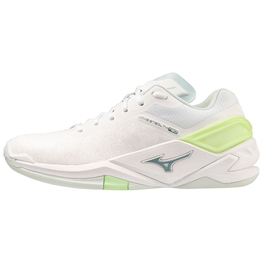 White Women Mizuno Wave Stealth Neo Handball Shoes | 9028-XPGST