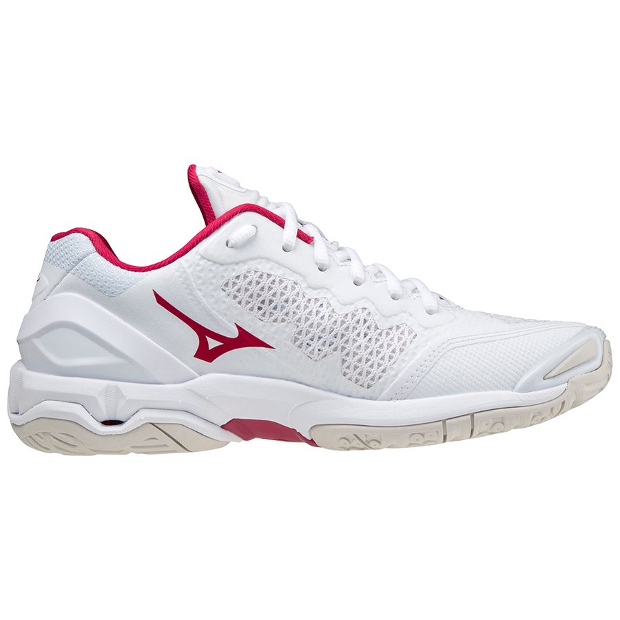 White Women Mizuno Wave Stealth V Handball Shoes | 5712-USXPK