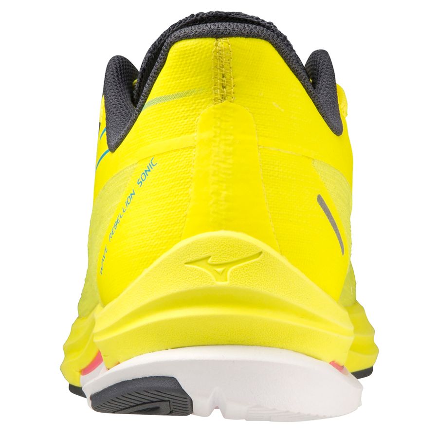 Yellow Men Mizuno Wave Rebellion Sonic Running Shoes | 7856-HSJUN